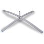 Preview: Metallkreuz Light grau